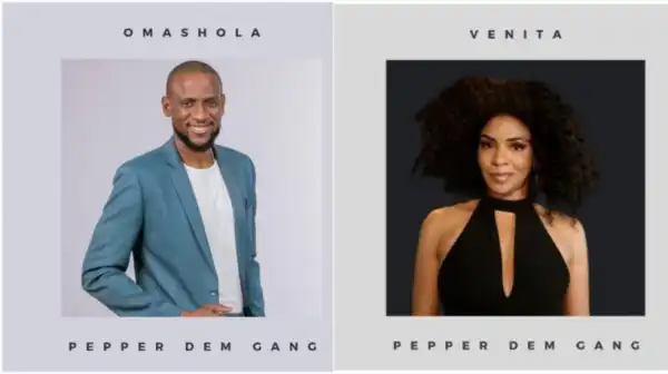 BBNaija: Omashola caught kissing new ‘Pepper Dem’ housemate, Venita 